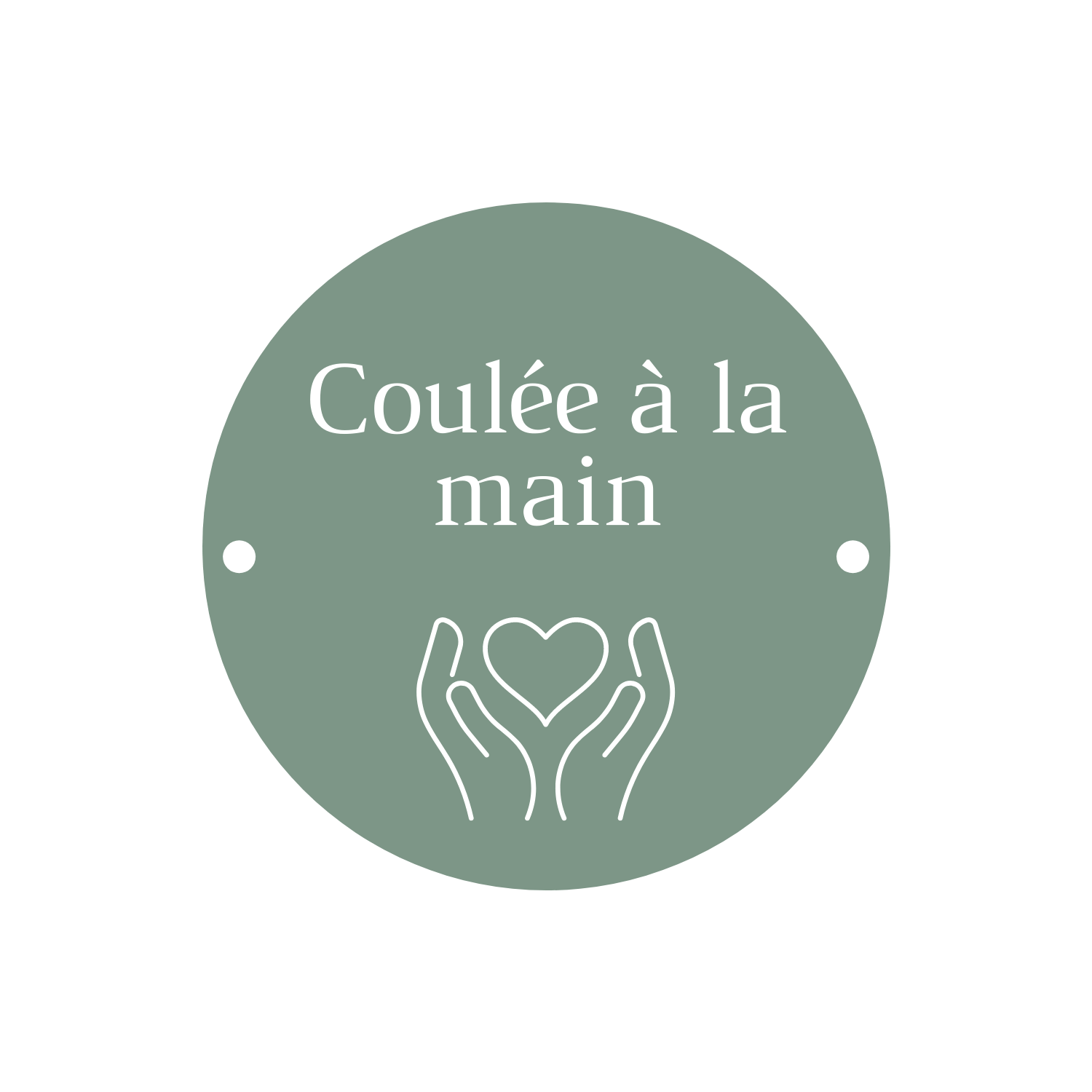 ARTISANAL → Bougie Coulée à la main - La Bougie Herbivore