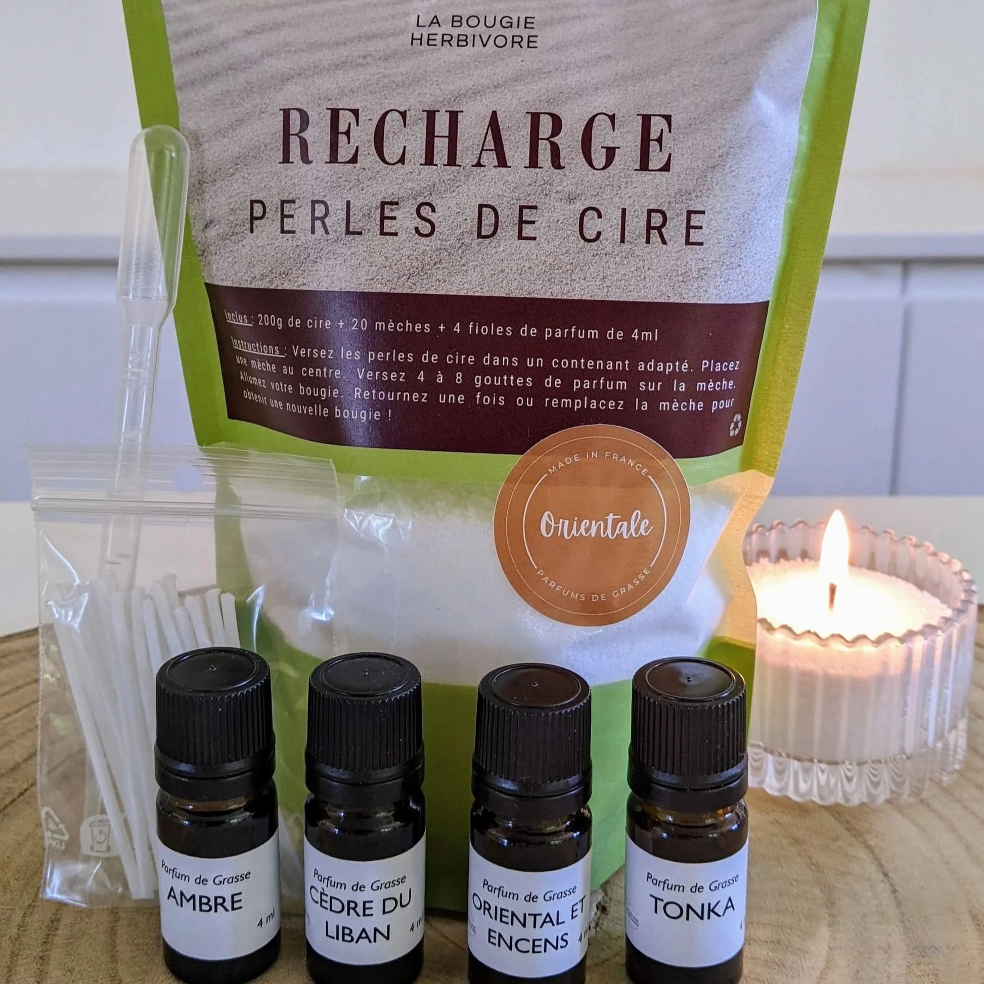 Créez des Bougies perlées Orientales
