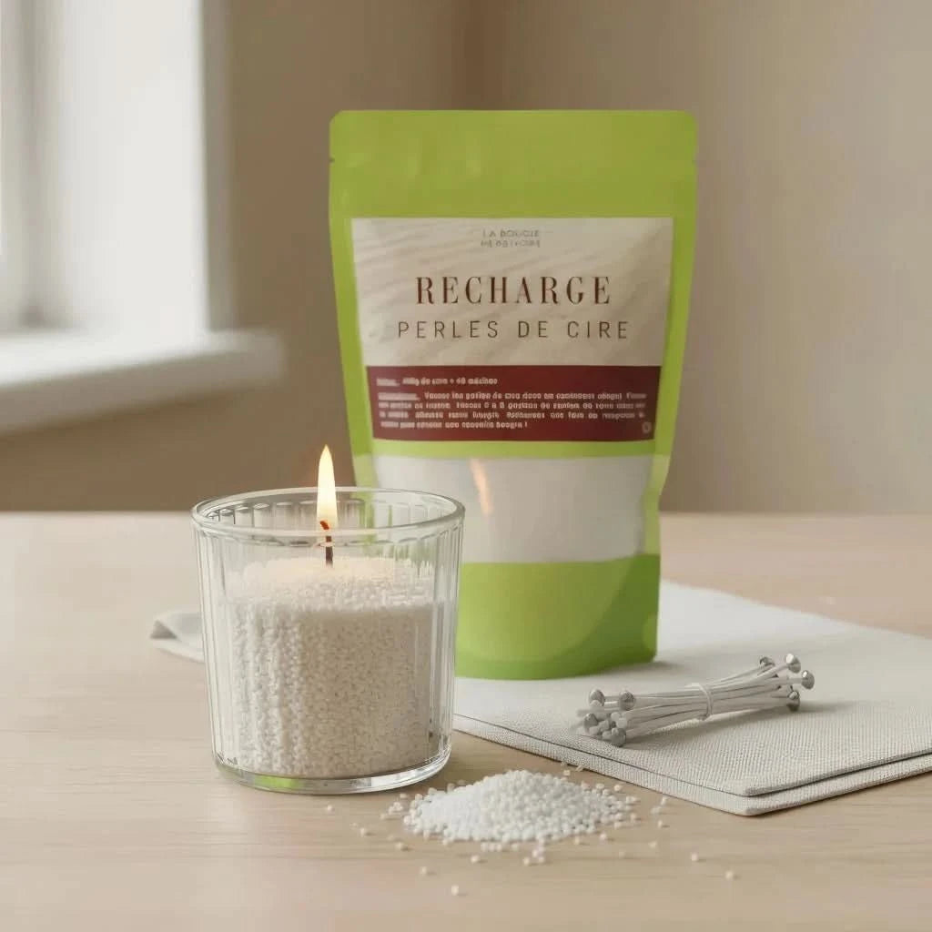 Recharge de perles de cire végétale