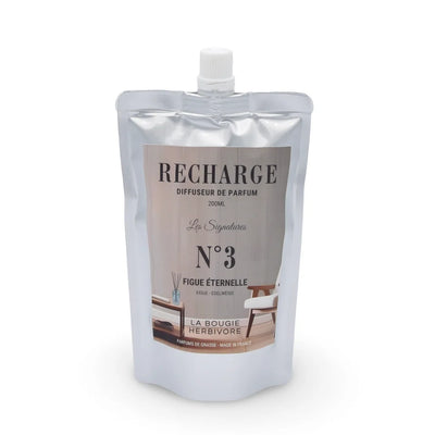 Diffuseur Santorin 200 ml en verre avec recharge Figue Éternelle – figue et edelweiss