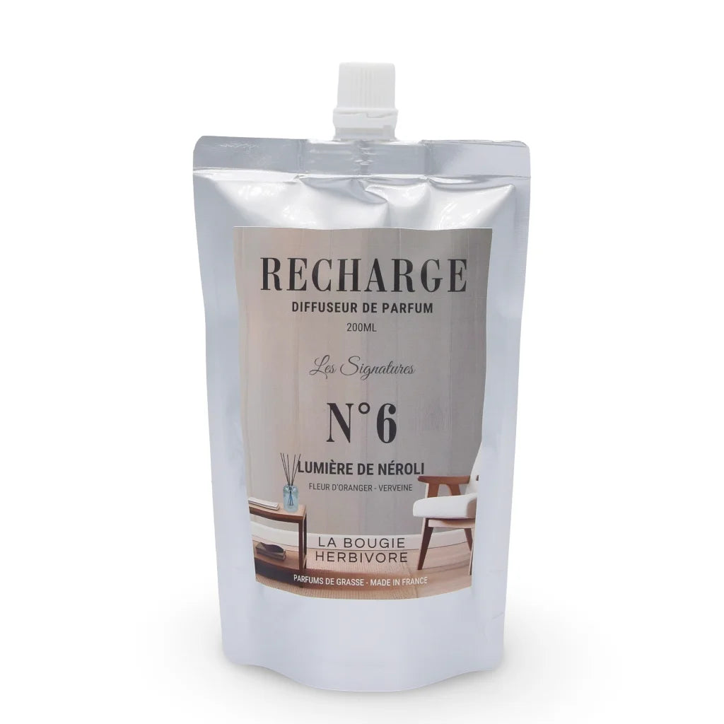 Recharge parfumée 200ml N°6 (sans flacon avec 10 tiges)