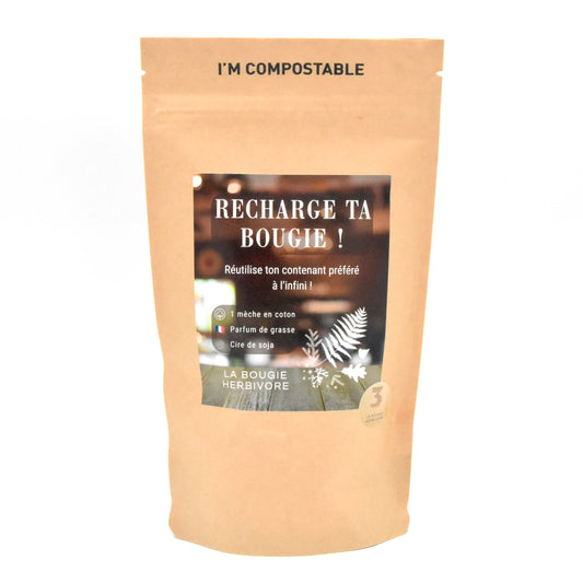 KIT Recharge de Bougie parfumée – Signature N°3 : Figue Éternelle – Figue & Edelweiss
