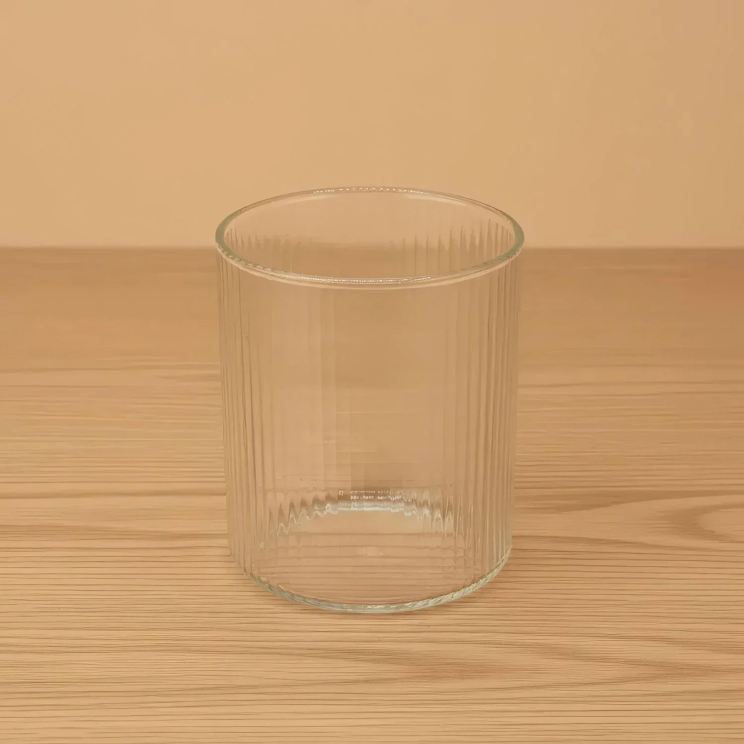 POT BOUGIE SABLE PERLE CIRE STRIE TRANSPARENT 330 ML  POUDREE DISPO PARIS OU LAVAL