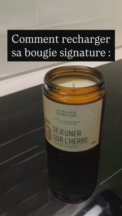 Bougie Parfumée Naturelle – Café et Vanille No.2 - Île Bourbon